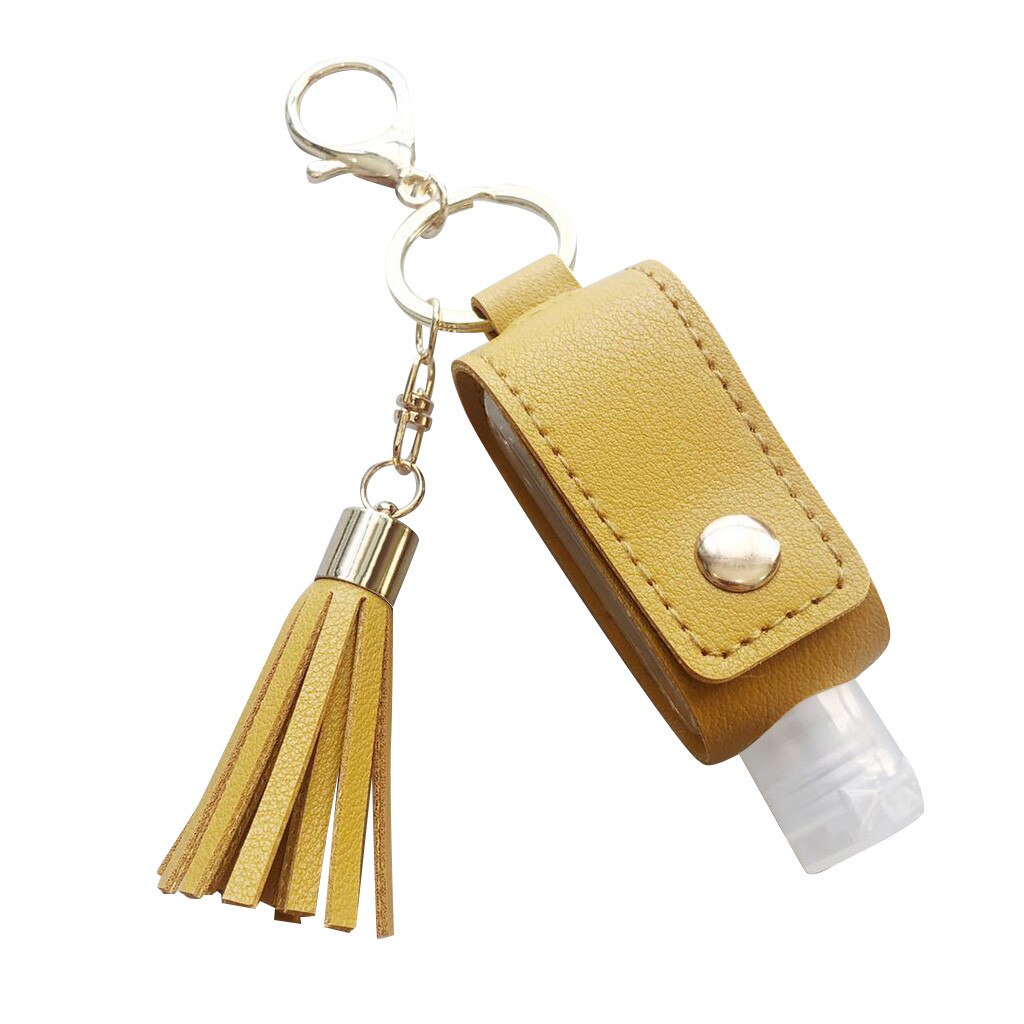 Travel Bottle And Keychain Holder Refillable Empty Bottles For Hand Sanitizer Organizer Keychain Key Rangement Zipper Bag: H