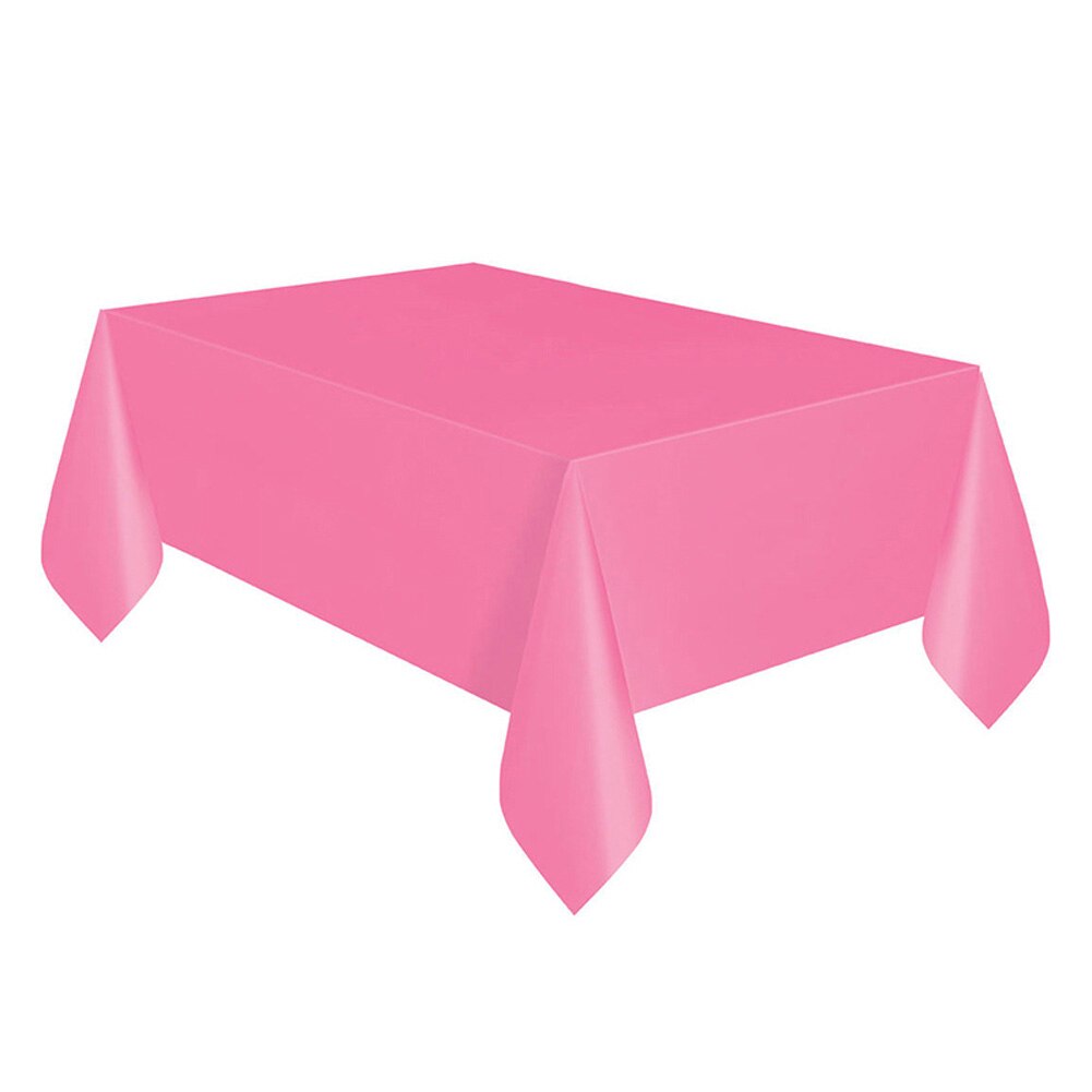 Wegwerp Tafelkleed Plastic Banket Party Rechthoek Bureau Tafel Cover 54X72 Inch P666