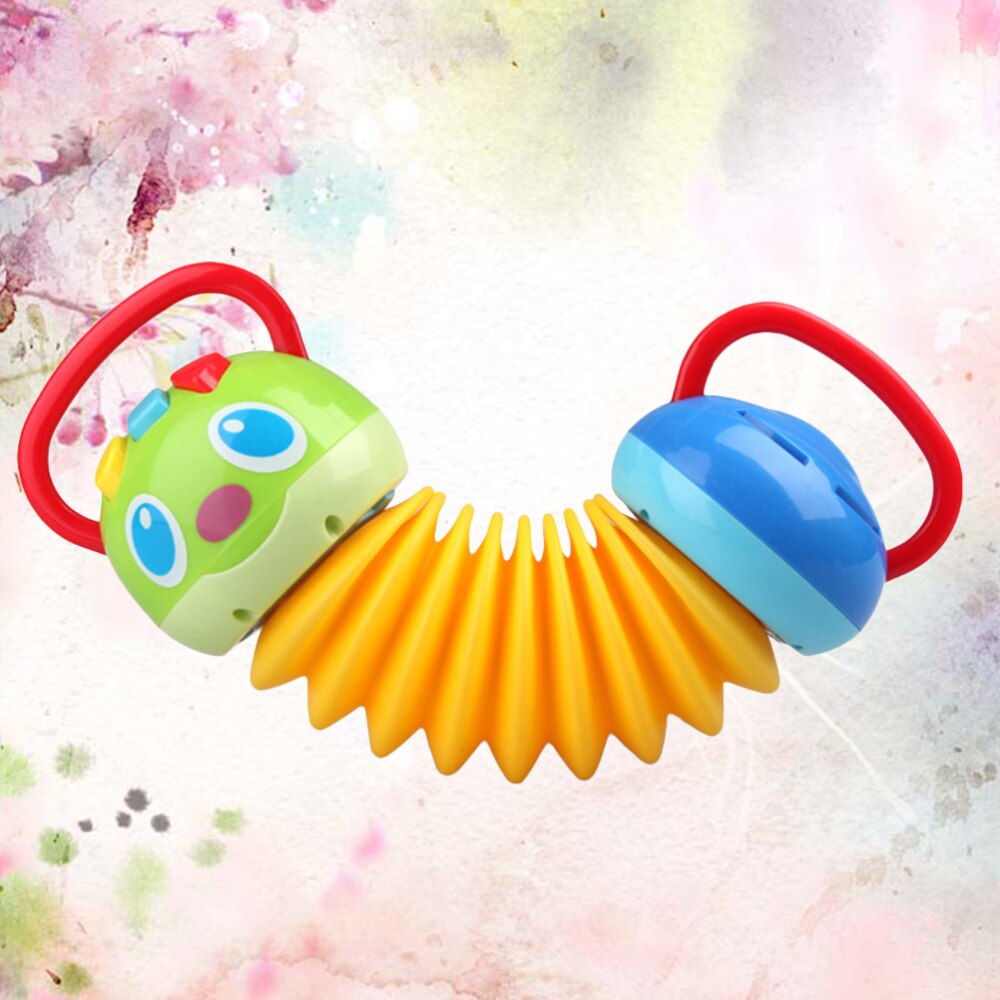 Raupenförmiges akkordeon, pädagogisches baby-musikinstrument für die frühe kindheit