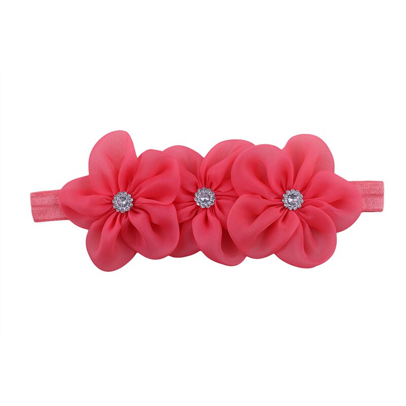 Flores Headbands Do Bebê Para Meninas Infantil Elástico Banda de Cabeça Turbante Crianças dos miúdos Do Bebê Hairband Acessórios Para o Cabelo Do Bebê Haarband: style2 pink