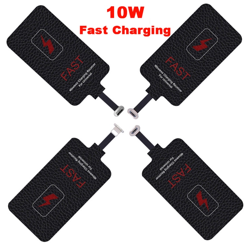 5V/2A 10W Qi Schnelle Drahtlose Ladegerät Empfänger für Ladegerät Pad Spule für Xiaomi Samsung Huawei iPhone 6 7 Plus Typ-C Universal-