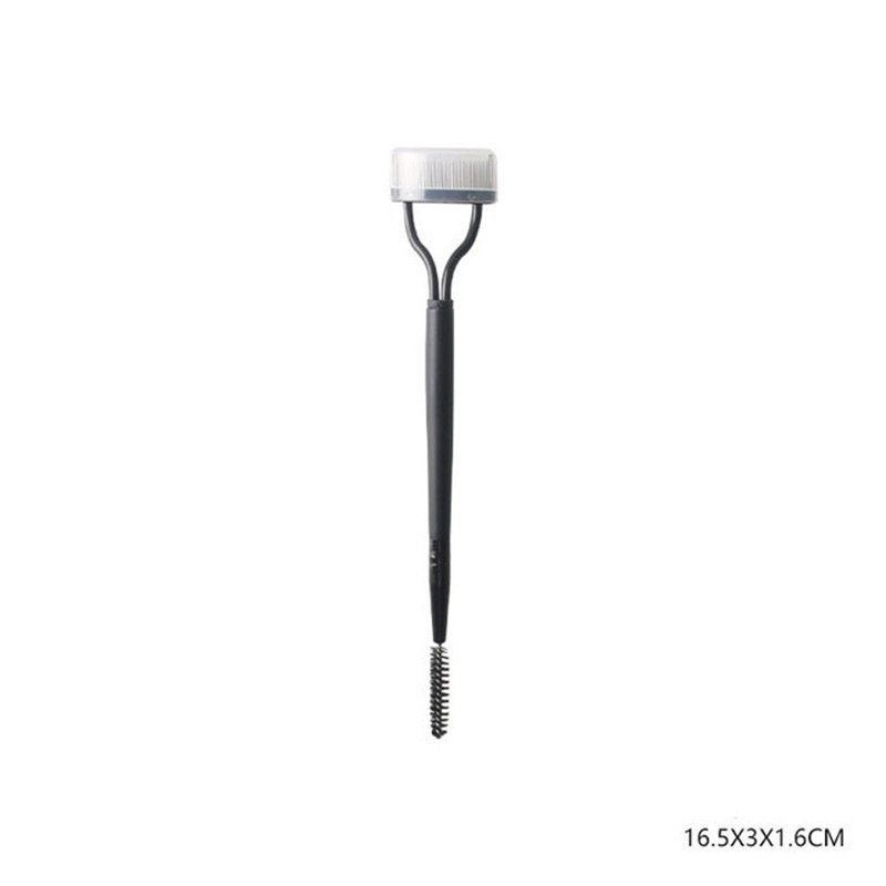 Eyelash Comb Eyelash Separator Tool Eyelash Brush Separator with Comb Cover Eyelash Comb for Eyelash Makeup Brush: Blue