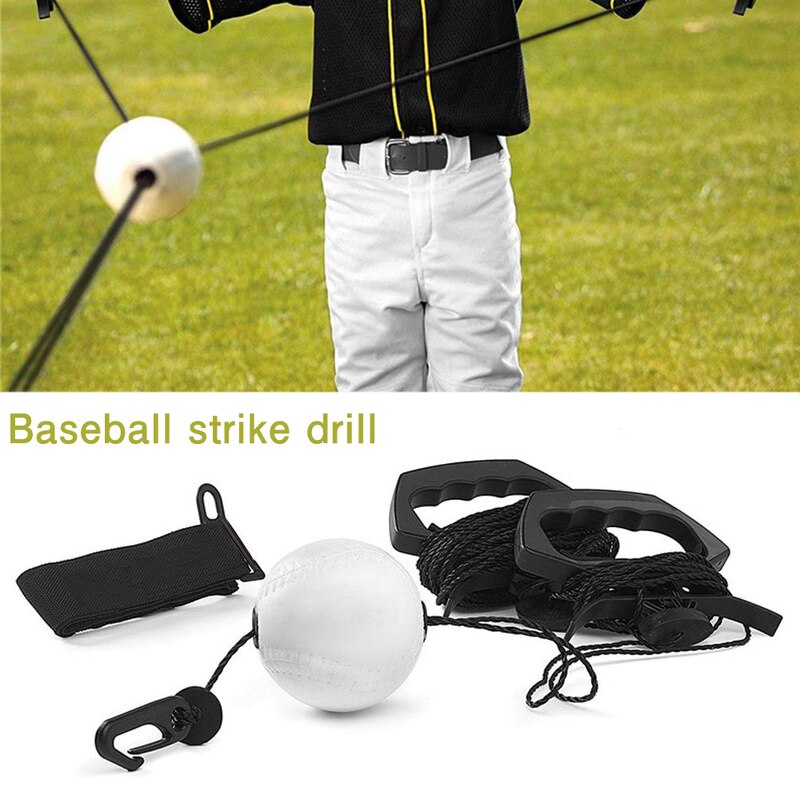 1Set Portable Baseball Strike Exerciser Batting Trainer Softball Swing Training Device Sport Accessories Practice Tool Equipment