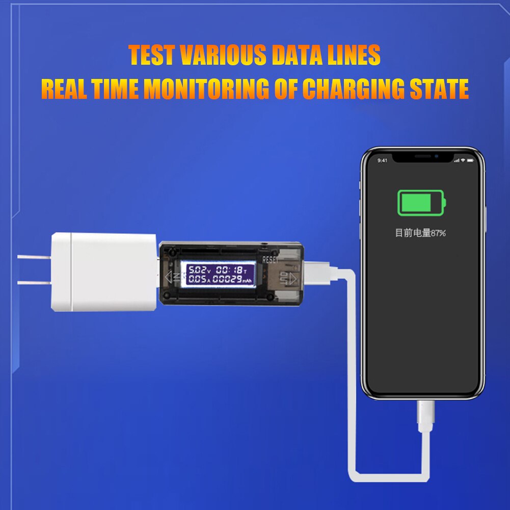 USB Tester DC Digital Voltmeter Ammeter 3.2-10V Vo... – Grandado