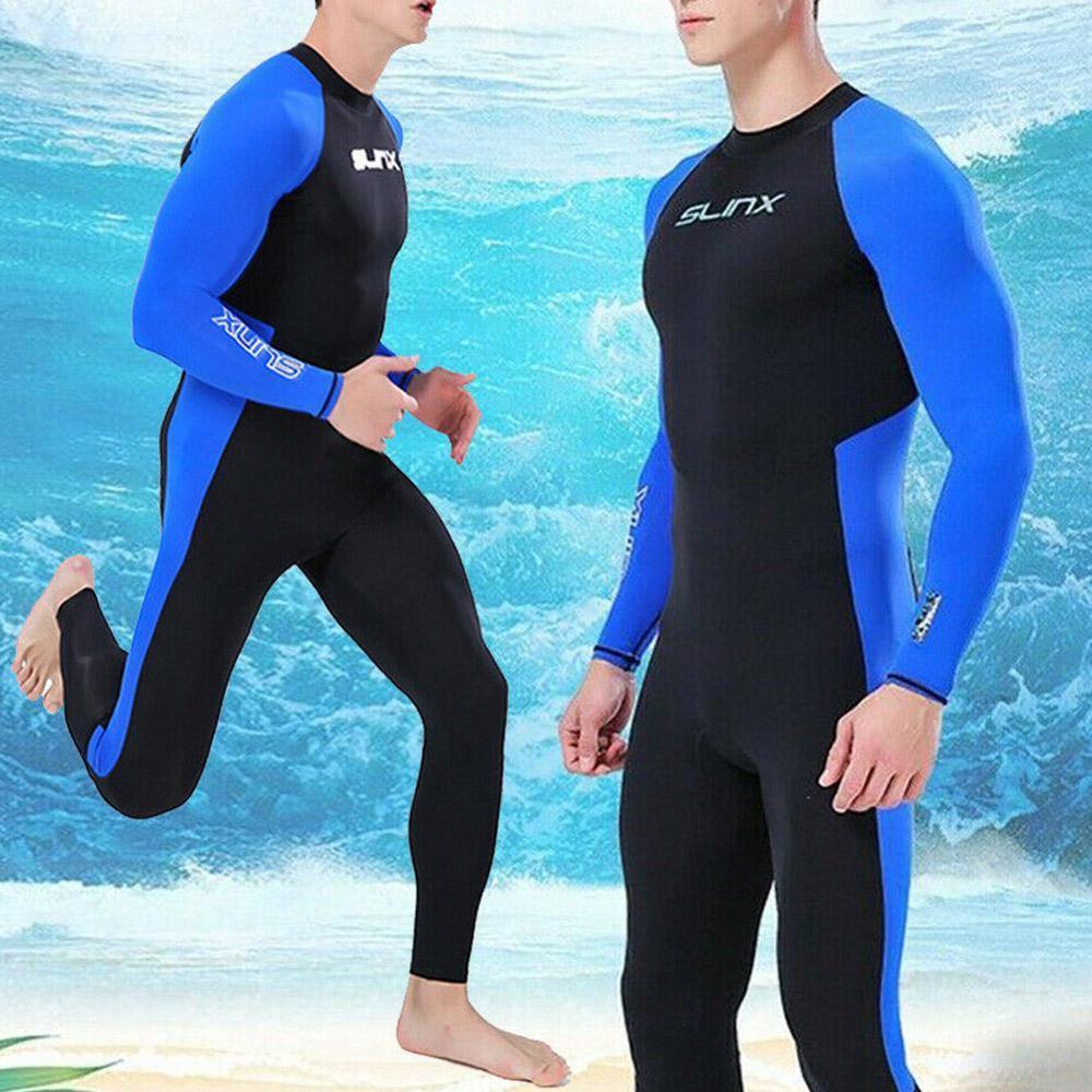 Heren full body wetsuit heren neopreen lange mouwen duiken snorkelen surfen duiken perfect duiken voor zwemmen pak  - h2 a 2