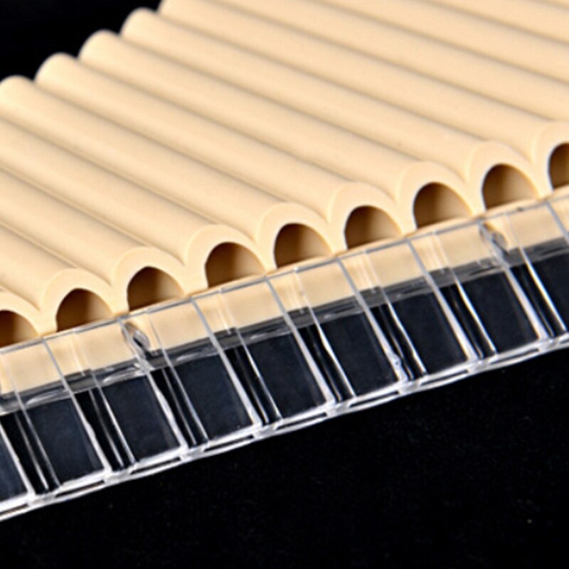 18 Tube Pan Flute - Alto C - ABS Plastic - for Students & Teaching Use