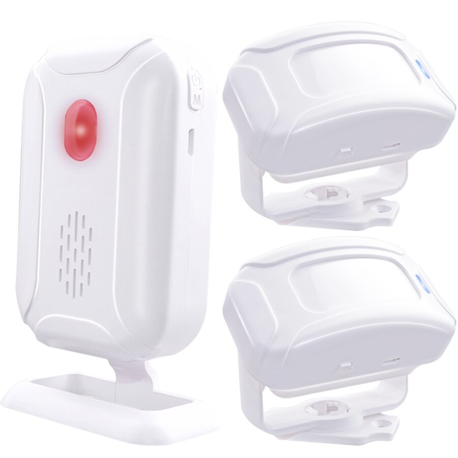 Smatrul Draadloze Deurbel Welkom Ir Infrarood Motion Sensor Alarm 280M Range Home Shop Deurbel Magnetische Chime Nachtlampje deaf: 2PIR 1RE