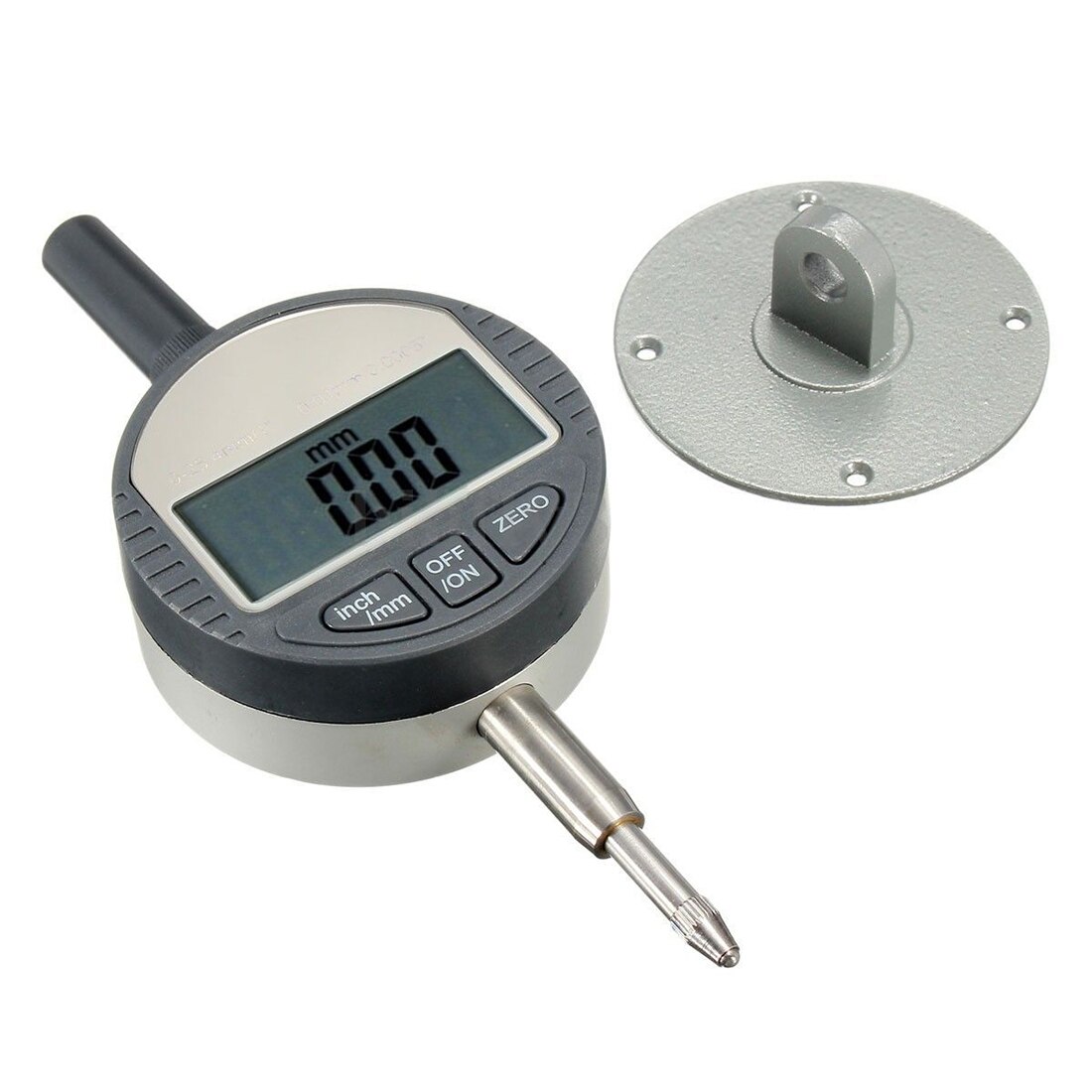 Style Digital Dial indicator DTI 0.01mm/.0005" Range 0-25.4mm/1" Clock Gauge