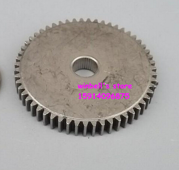 Engranaje de Metal único 0,8 módulo 55 dientes para engranaje de reducción de eje de 8mm de diámetro ~