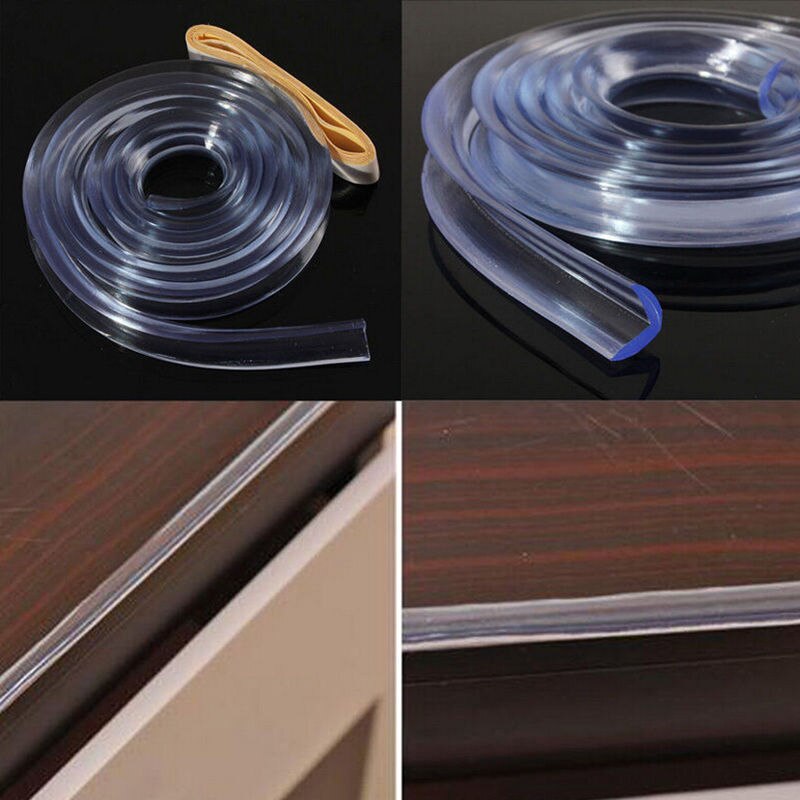 Transparante Tafel Hoek Protector Strip Veiligheid Bescherming Van Kinderen Op Meubels Zachte Siliconen Rand Bumper Baby Deur Stopt