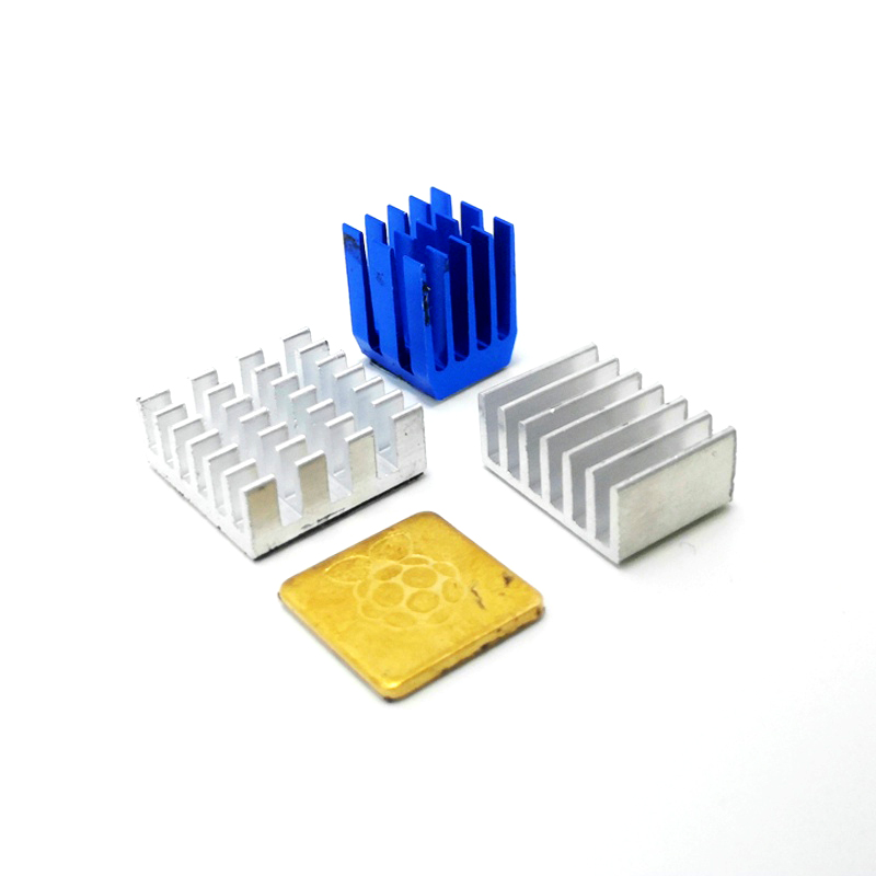 Raspberry Pi 4 Koellichaam Aluminium HeatSink Koperen Radiator Cooler Kit Cooling Pad voor RPI 4B