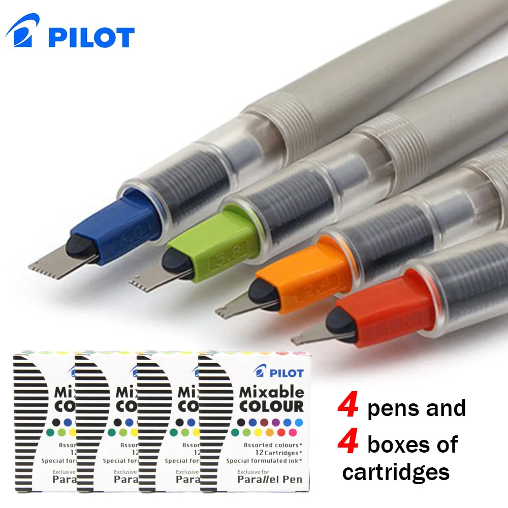 Original PILOT Parallel Art Pen 1.5 3.8 6.0 mm Calligraphy Pen for Gothic, Arabic & Specialty Scripts (Broad Edge Drawing Tool