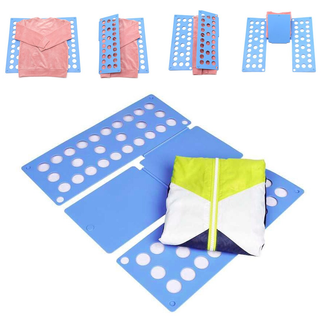 Child/Adult Quick Folding Board Shirt T-shirt Storage Plastic Material Safe and Non-toxic Simple Operation