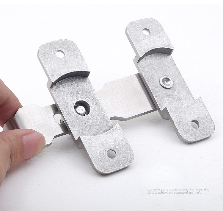 1set Guard LatchBolt 304 Stainless Steel Door Latch Safety Chain Anti-theft Cabinet Fitting Portal bolt Moving Door Safety Chain