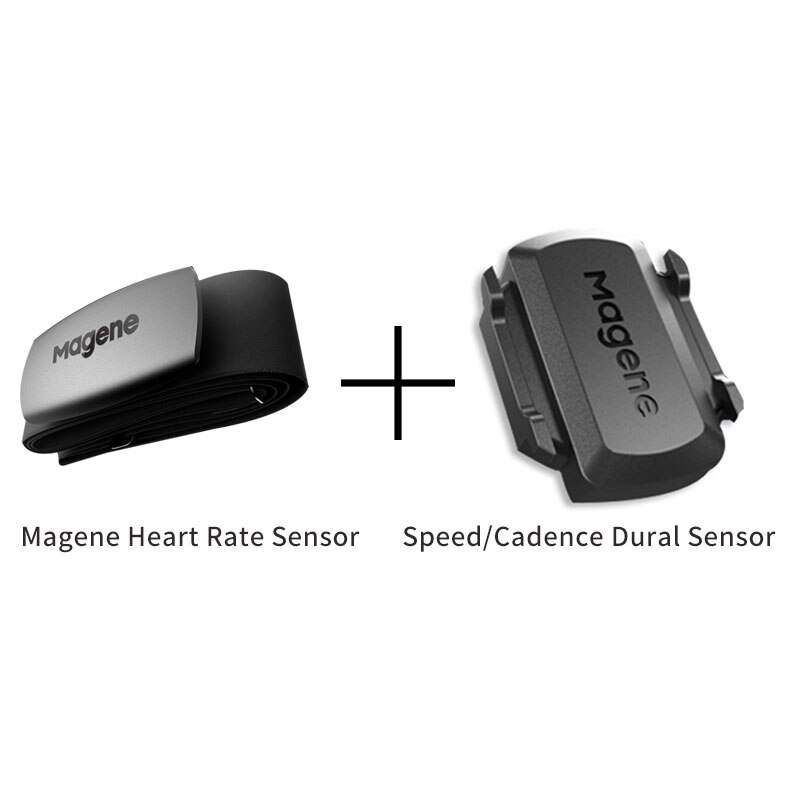 Magene-Sensor de cadencia de velocidad S3 + para ciclismo, velocímetro Compatible con ANT +, Bluetooth, detección de ejercicio de protocolo Dual: Combination 1