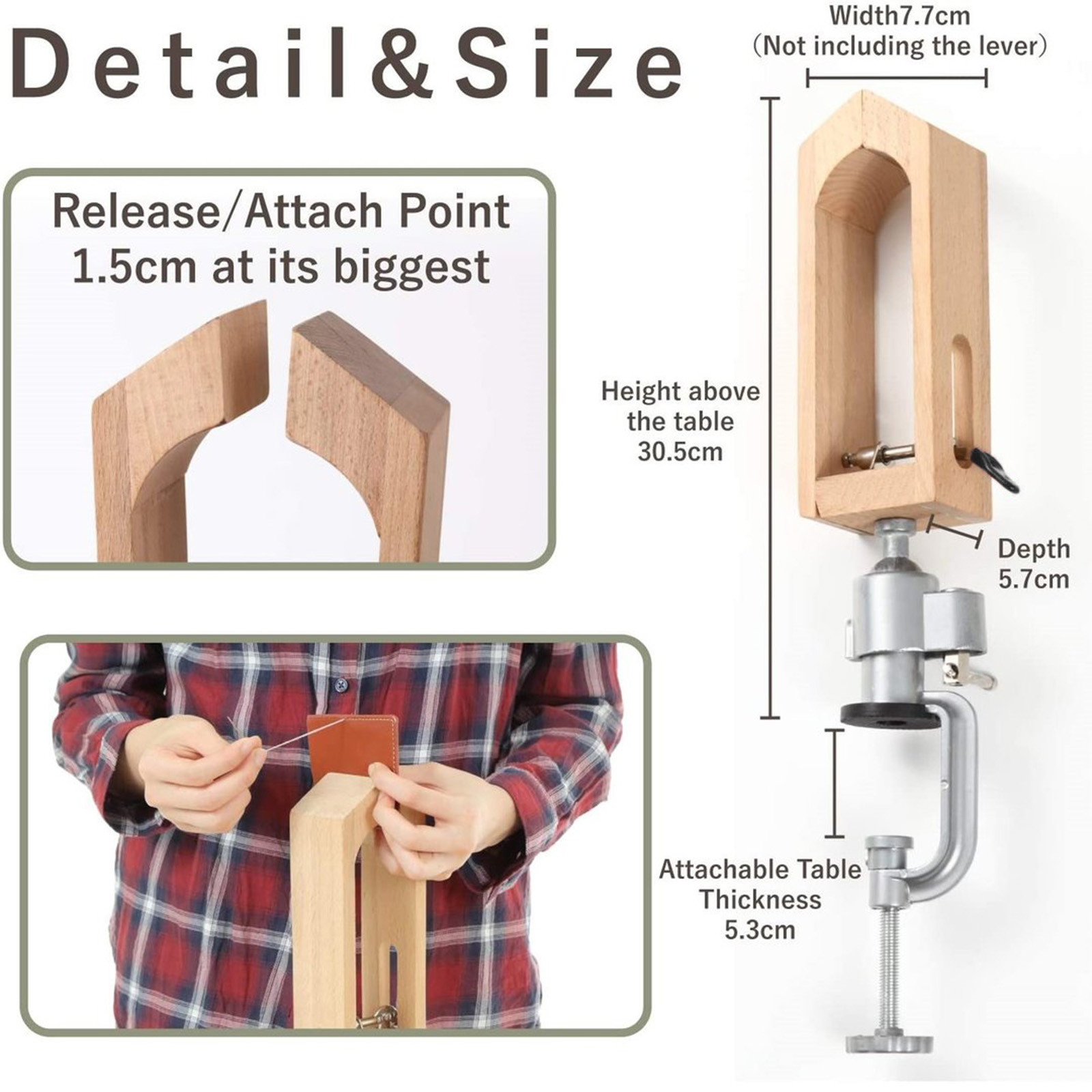 Stitching Pony Lacing Pony Leather Pony Leather Clamp Leather Tools Sewing Clamp Wood Leather Craft Hand Stitching Leather Craft