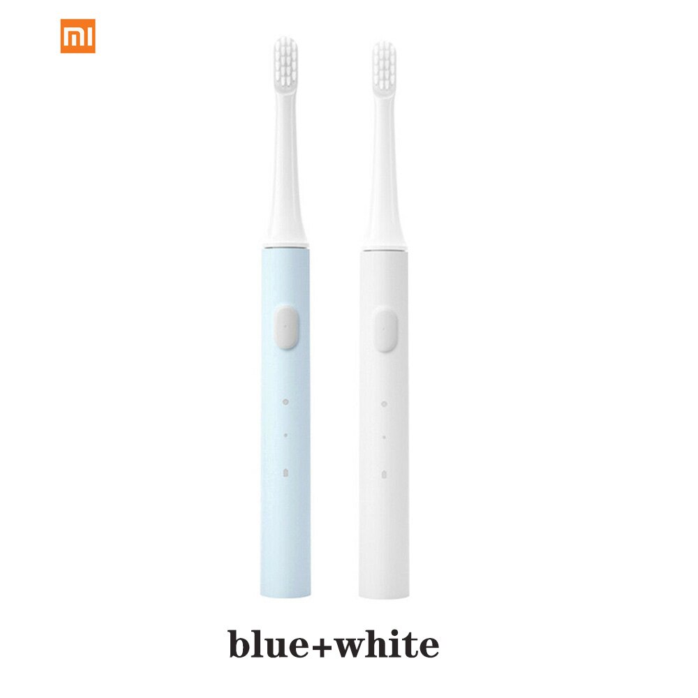 xiaomi Mijia T100 Sonic Electric Toothbrush Adult Ultrasonic Automatic Toothbrush USB Rechargeable Waterproof Tooth Brush Xiaomi: blue and white