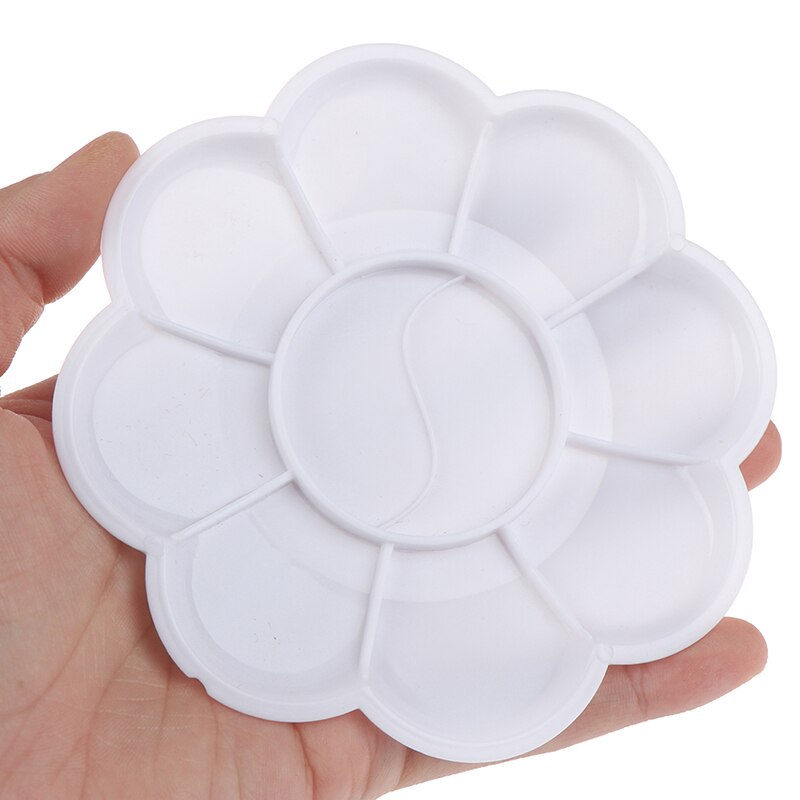 5 Size Palet Art Alternatieven Verf Lade Kunstenaar Aquarel Plastic Palet Supply Wit Aquarel Palet Pigment Lade