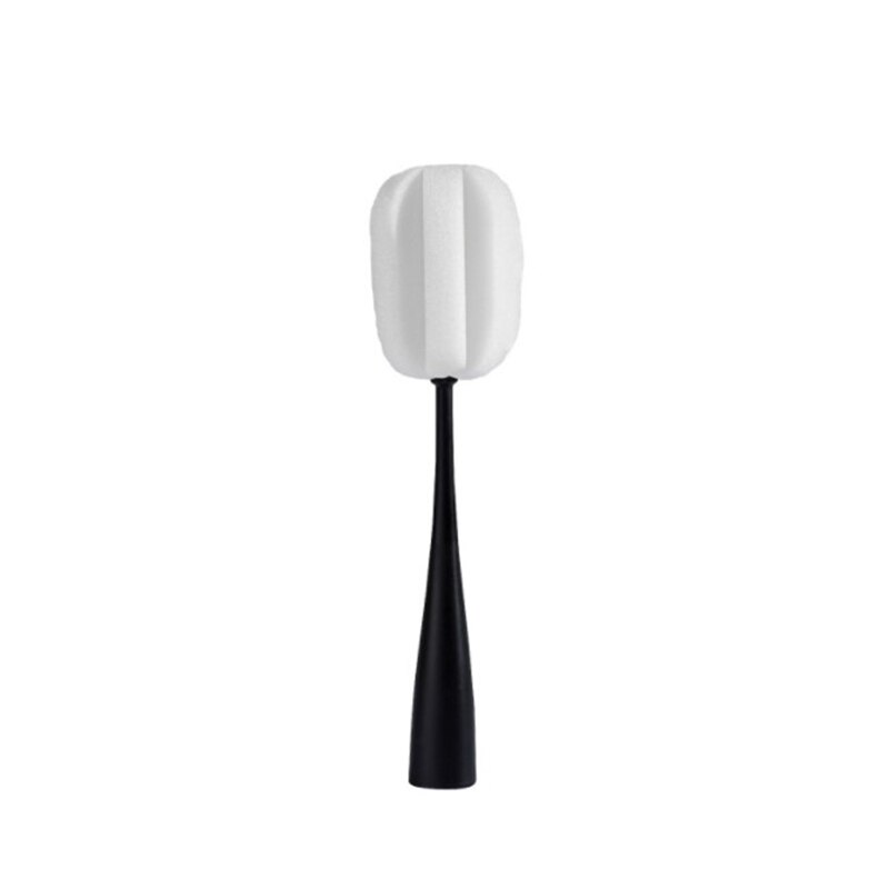 1 pc rengøringsbørster antistatisk børste bærbar hvid nylon plastikhåndtag multifunktions børsterenser til computer jjjqj 42: Sort 22.5 x 5cm