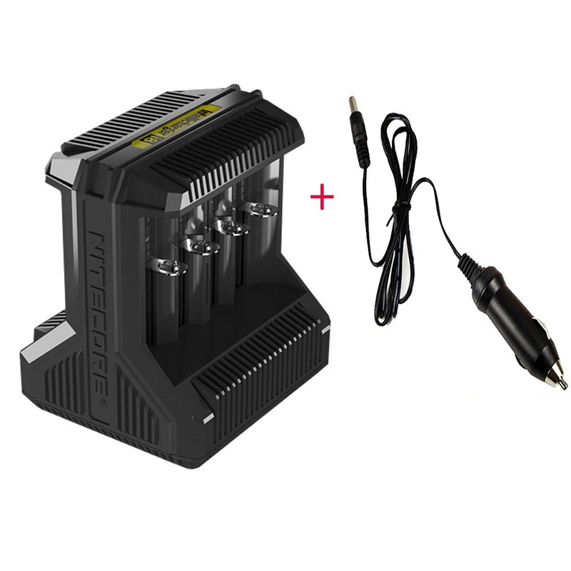 Nitecore  i8 intelligent charger, t 8 slots , 4a output smart battery charger for imr 18650 , 16340 , 10440 aa aaa 14500, 26650 and usb