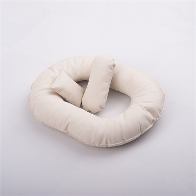 3 st o-kudde nyfödda fotografi rekvisita beanbag kuddar spädbarn foto rekvisita för studio poserar boet kudde: O kudde 2 3 st uppsättning