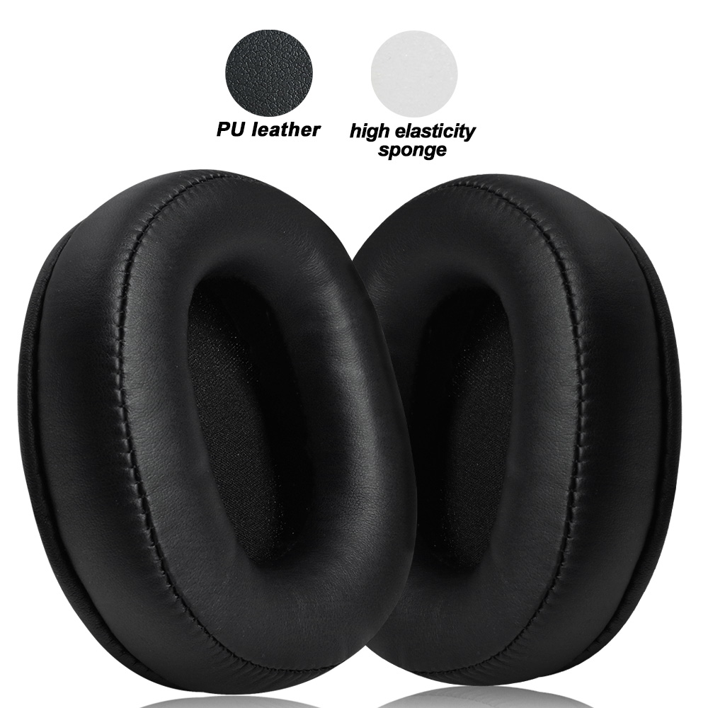 Almohadillas para auriculares OneOdio A70 A71, almohadillas de repuesto para auriculares, orejeras, tela de malla suave, cubiertas para memoria, proteína de esponja: Marfil