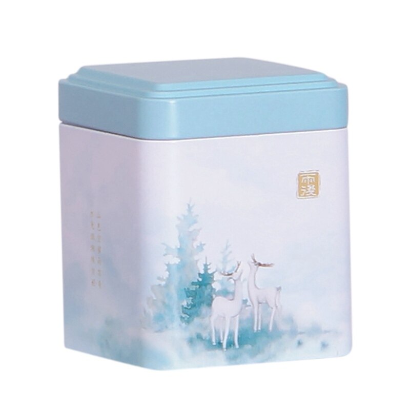 Chinese style universal small tea tin cans, candy tins, fragrant tea tins, tinplate tea packaging boxes, portable tea tins: KR1539C