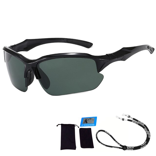 Lunettes de soleil polarisées classiques pour homme, verres solaires pour la conduite, le Camping, la randonnée et la pêche, UV400, 2022: Dark green