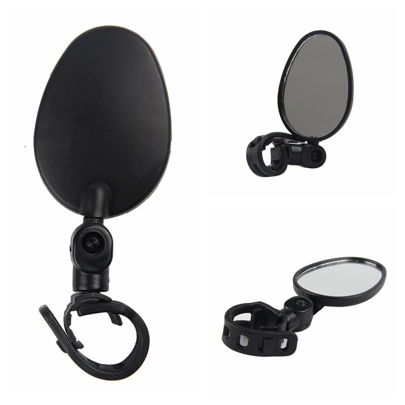Rétroviseur de vélo réglable, guidon universel rotatif à 360 degrés pour cyclisme en plein air, accessoires durables à grandes lentilles