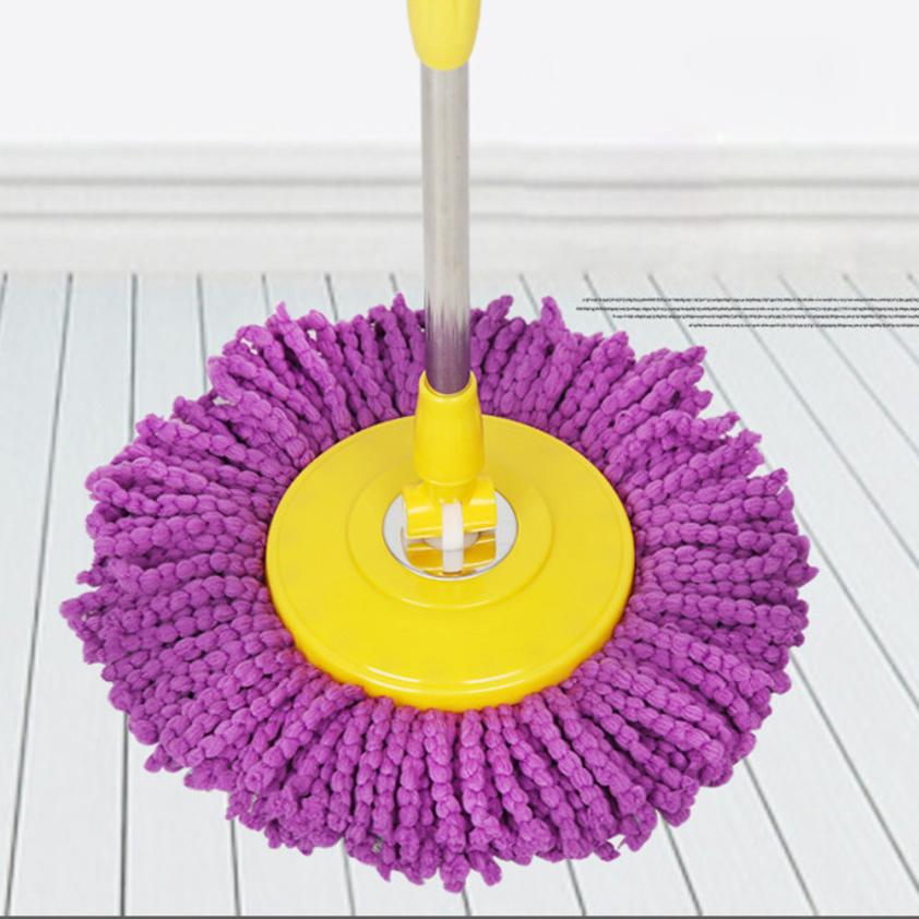 Obrotowy Mop wymiana tkaniny Spin do mycia podłogi wycisnąć mopy leniwy naczynia szmata narzędzia do czyszczenia ściereczki z mikrofibry 1pc