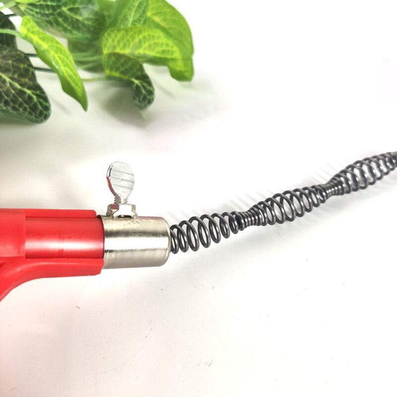 Keuken toilet riool verstopping handgereedschap pijp baggermachine 5 meter afvoeren baggerpijpen riool gootsteen schoonmaken verstoppingen afvoer ontstopper