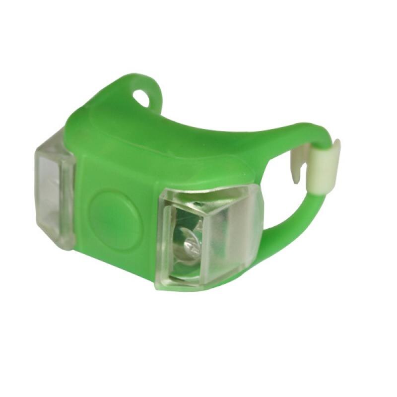 Fahrrad Licht Silikon Hinten Licht Nacht LED Vorderseite Schwanz Licht draussen Radfahren Mit Vor Fahrrad Lichter wasserdicht Schwanz Licht: D