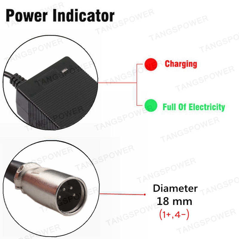 58.8V 4A Lithium Battery Charger For Kugoo G1 52V 14S Li-ion Battery Pack Charger Fast Charging With Connector GX16-DC-XLR: Other / Other