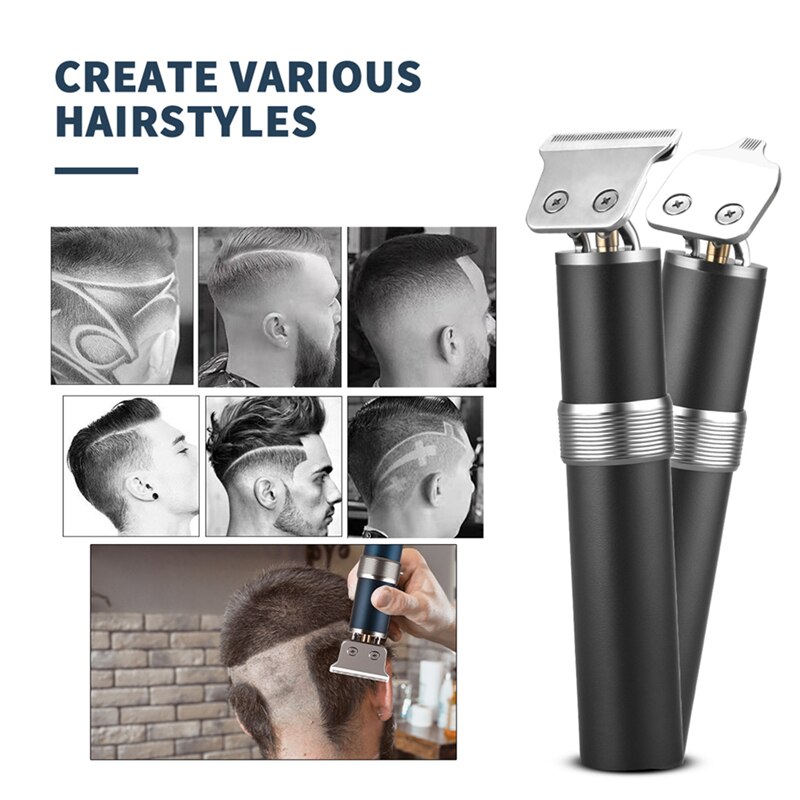 CkeyiN 3 in 1 Electric Hair Clipper Men Trimmer Cordless Nose Ear Cut Machine Beard Shaver Magnetic Razor Mower