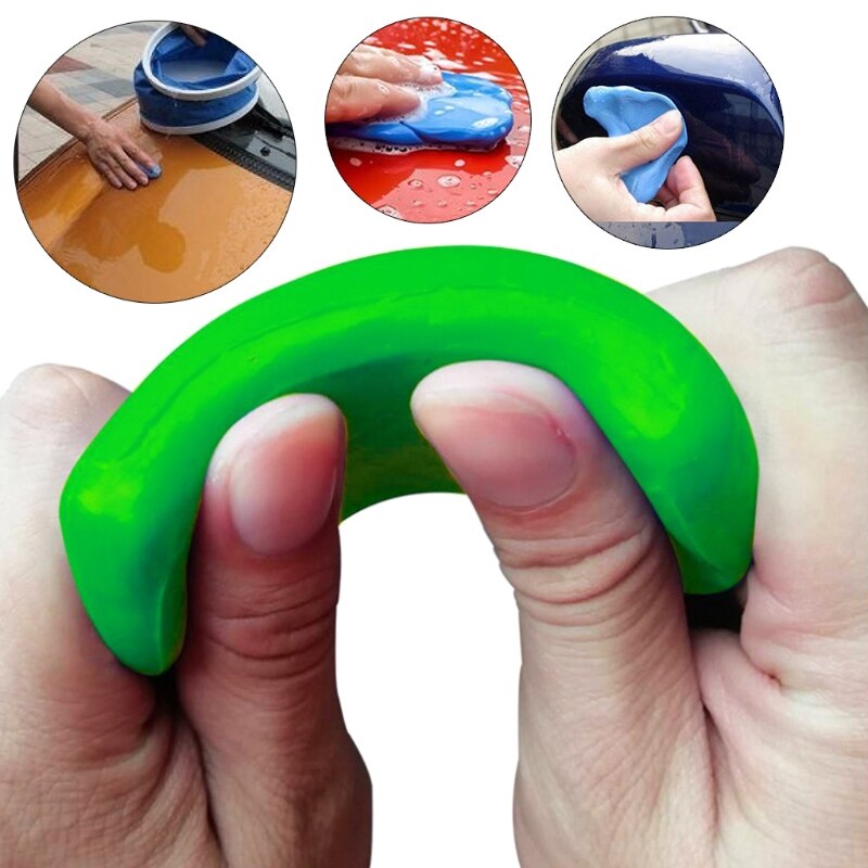 100g Car Wash Clay Car Detailing Clay Automotive Glass Mirror Remove Rust Debris Washer