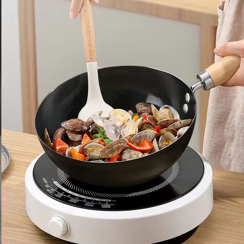 Cuisinière à induction antiadhésive wok domestique... - Grandado Cuisinière à induction antiadhésive wok domestique... - Grandado
