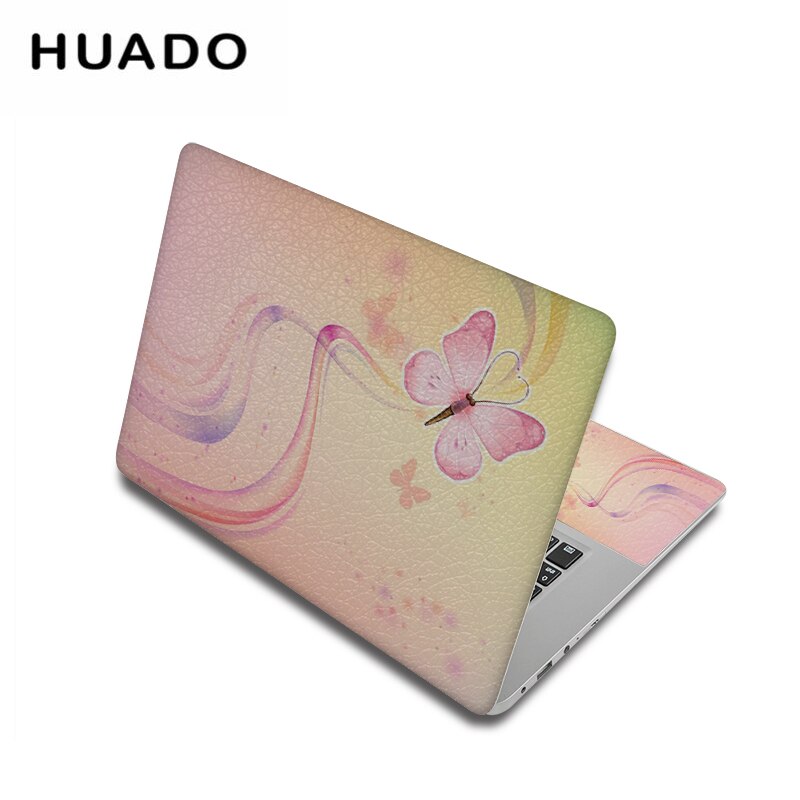 Fjärilsmönster laptop klistermärke dekal 12 " 13.3 " 15.6 " 17 " notebook skin pc ytskydd för asus/hp/macbook/lenovo: Anpassad annan storlek / Bärbar skal 2