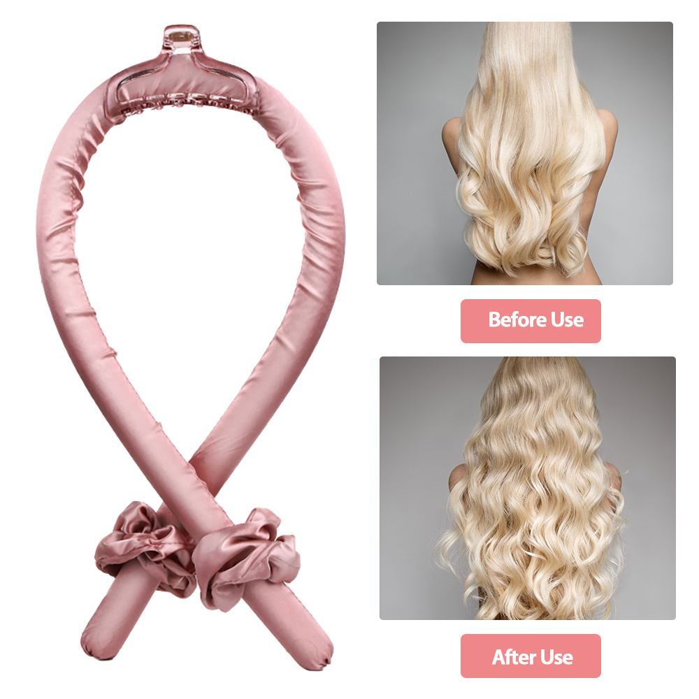 Riccioli senza calore fascia per capelli nastro arricciacapelli senza calore durante la notte tubo di raso di seta mantenere i capelli morbidi lucidi bigodino di capelli Styling bigodini di capelli