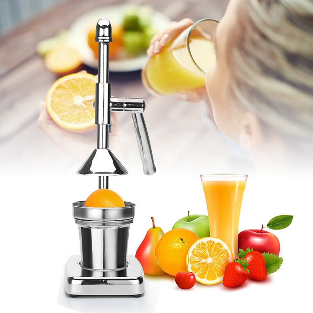 Stainless Steel Manual Citrus Juicer Chrome Orange Lemon Manual Juice Squeezer Lemon Squeezer Portable соковыжималка ручная