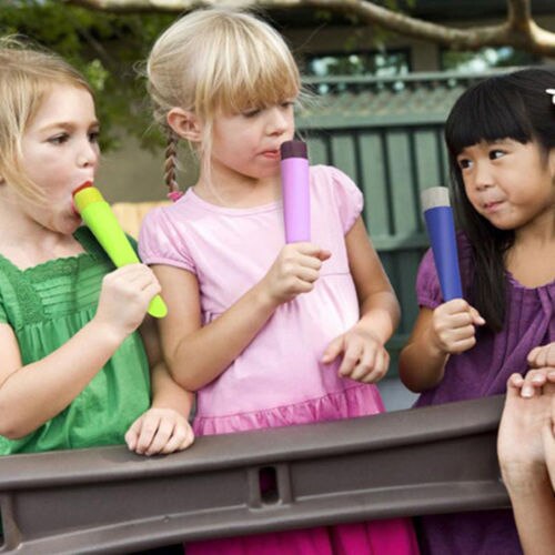 1/3/5 Pcs Silicone Push Up Frozen Stick Ice Cream Popsicle Pop Yogurt Jelly Lolly Maker Mould Gadget Randon Color