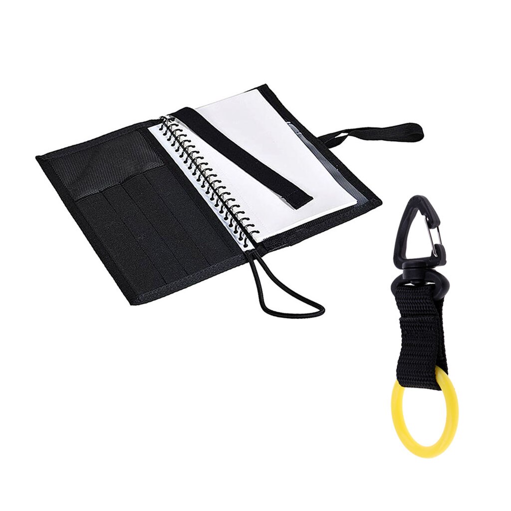 Scuba Dive Regulator Octopus Holder Retainer With Dive Notebook Log Diary