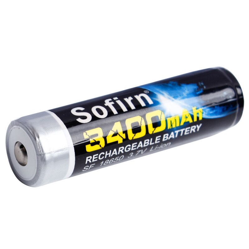 Sofirn 18650 3400mAh Batteries with PCB 18650 Battery 3.7V 5.6A Discharge Lithium Rechargeable Batteries for Sofirn Flashlight