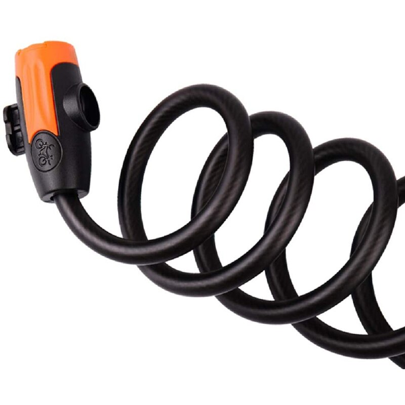 Bike Lock Portable Steel Wire Lock with Key for Mountain Bike Electric Bike Motorcycle Anti-Theft Bicycle Lock