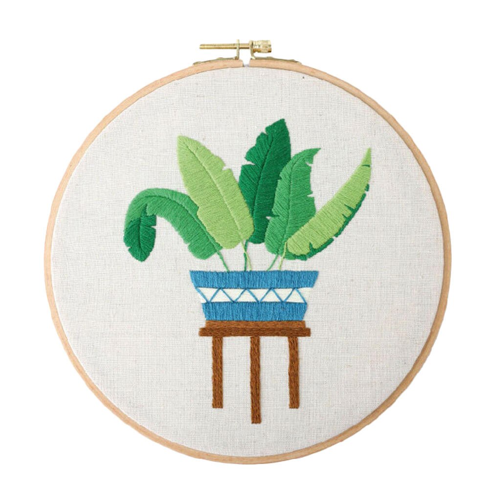 Diy broderi korssting kit sæt til begyndere starter håndlavede håndværkssæt udsøgt kunsthåndværk dekoration: Rød