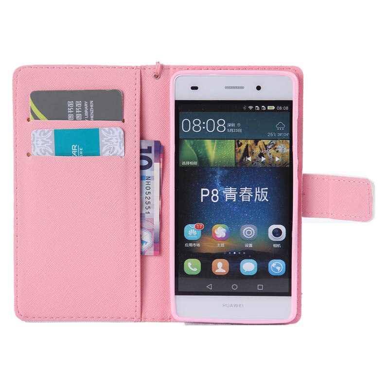 Huawei P8 Lite Fall Huawei ALE-L21 Fall Flip PU Leder Telefon Fall Huawei P8 Lite ALE L21 P8Lite fall Abdeckung Capas