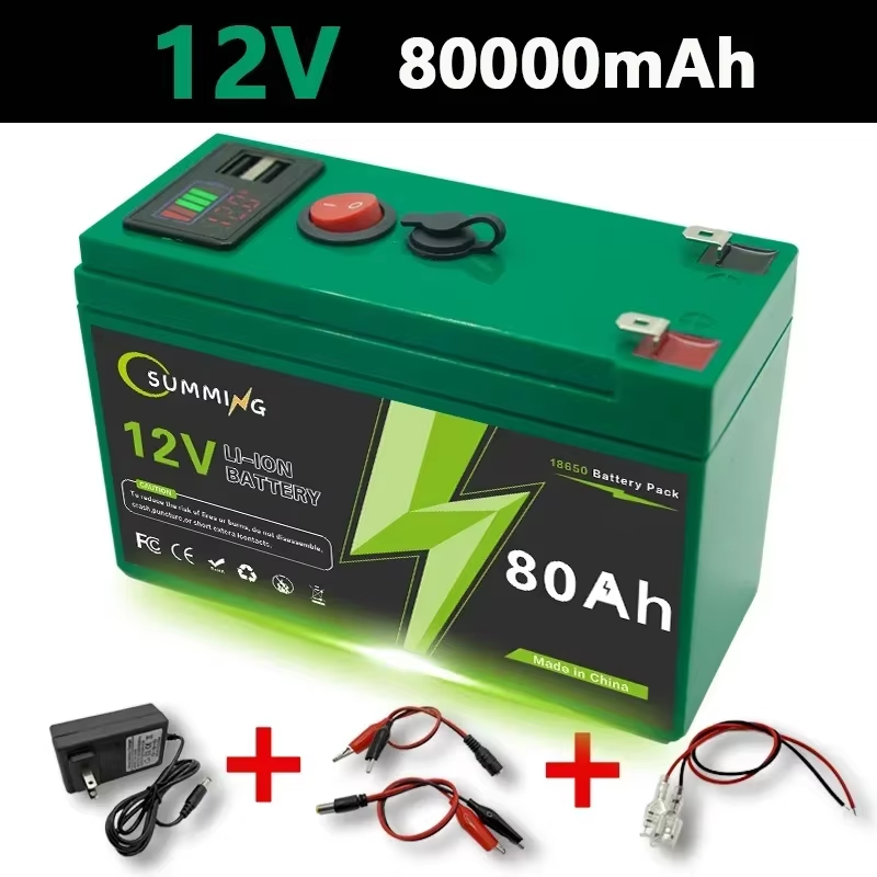 12v akkua 200ah 18650 litiumparistoa ladattava akku aurinkoenergialla toimivalle sähköajoneuvon akulle +12.6 v 3a laturi: Tummanharmaa