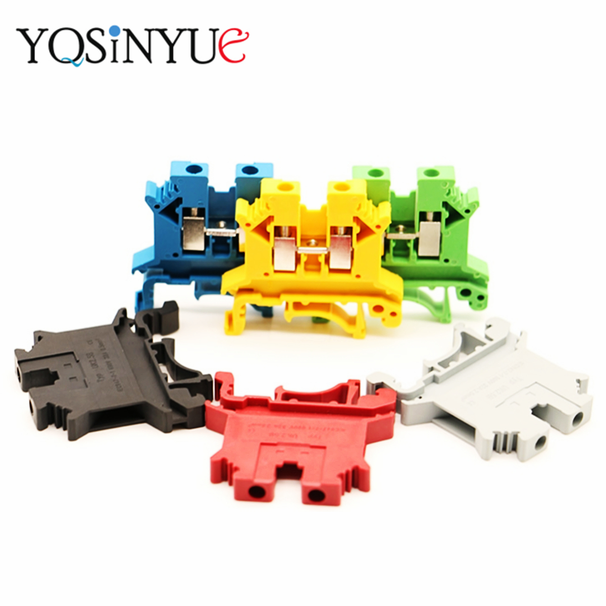 1/5/10PCS Din Rail Terminal Block UK-2.5B Wire Electrical Conductor Universal Connector Screw Connection Terminal Strip Block UK