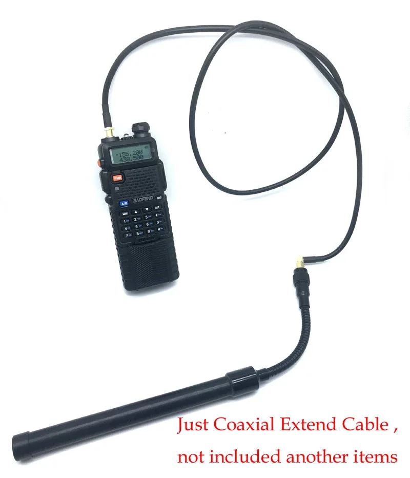 100cm AR-152 AR-148 SMA macho a hembra antena de Radio bidireccional Cable extensible Coaxial para Baofeng UV-5R UV-82 UV-9R Walkie Talkie