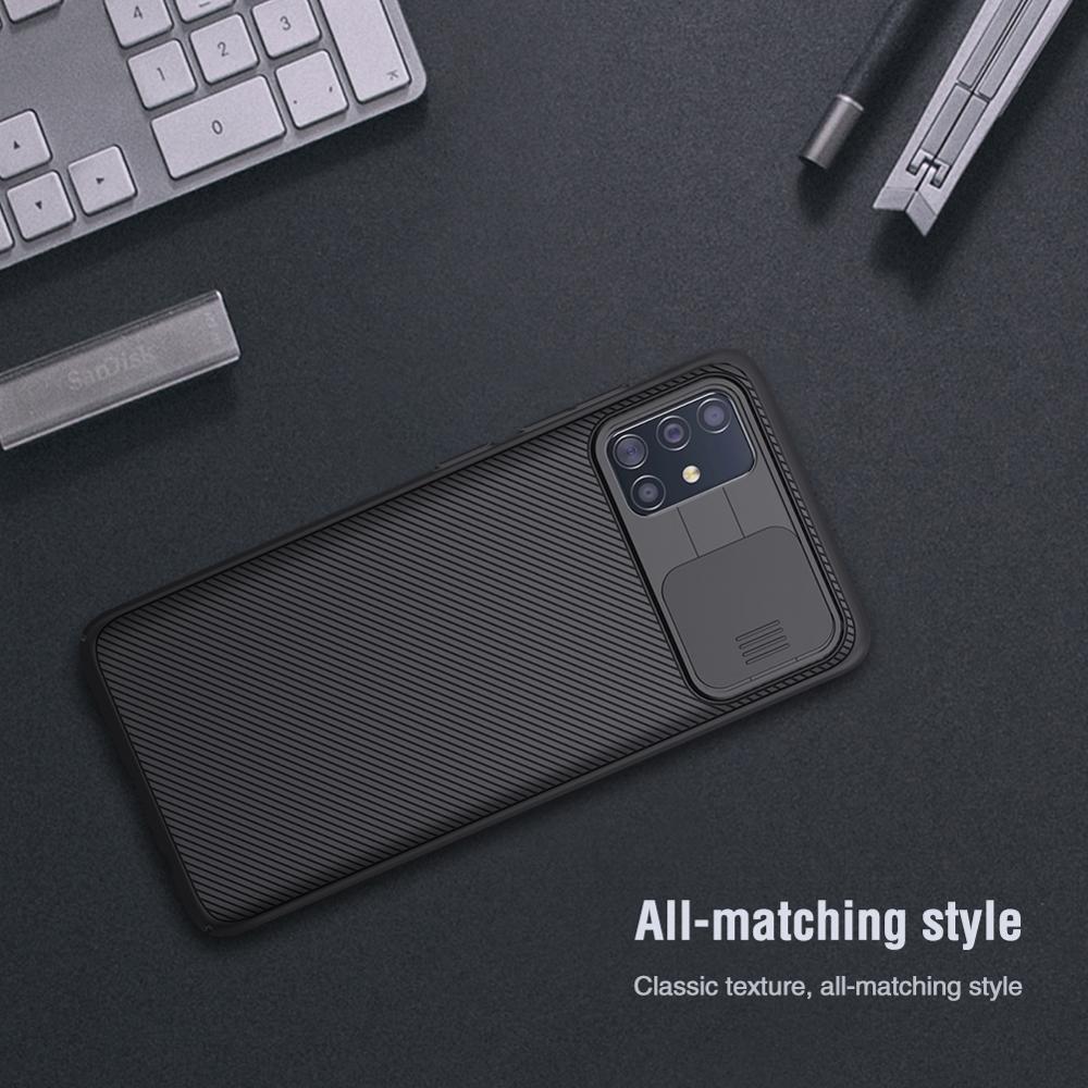 Voor Galaxy A51 Case Nillkin Camshield Case Slide Camera Cover Anti-Slippen Stofdicht Anti-Vingerafdrukken Voor galaxy A71