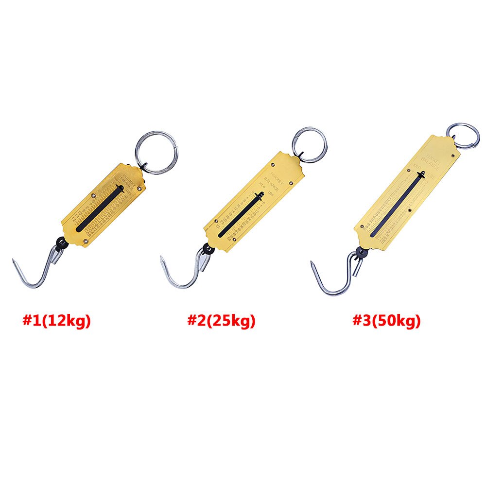 Portable Scale Spring Mechanical Scale Luggage Scale 50kg Hand-Held Durable Accurate Portable Home Suitcase Kitchen Accessories